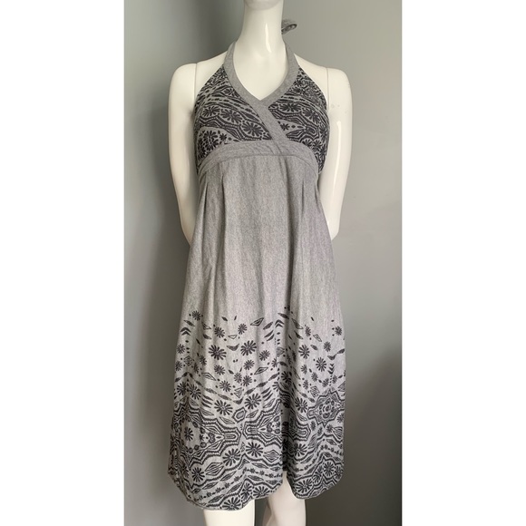 Athleta Dresses & Skirts - Athleta : grey Balsa burnout halter dress
